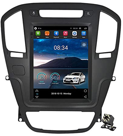 Charmstep Android 11 Radio Coche Estéreo para Opel Insignia 2009-2013 Pantalla Vertical 9.7' Autoradio Soporte Navegación GPS/FM/RDS/Wifi/4G/Bluetooth/Carplay+Cámara Trasera,Ts1/1+16g