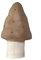 Egmont Toys Lampe Pilz Spitzhut, Farbe:Braun
