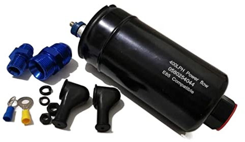 LAZIRO Efi 400lph. Inline Externe Kraftstoffpumpe 0580254044 0580 254 044 E85 Kompatibel for Ethanol