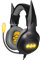 FRTEC - Gaming-Headset Batman mit abnehmbaren dunklen Ritterohren, Kabel und RGB-LED-Licht, für Playstation 5, PS4, Xbox Series X/S, Xbox One, Nintendo Switch, PC, Mac