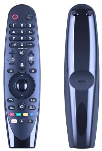 GOUYESHO Voice Telecomando di ricambio AN-MR19BA AKB75635503 per LG Magic NanoCell OLED 4K TV 43UM7600PLB 49SM8200PLA 55UM7450PLA OLED55B9PLA OLED55C9MLB OLED55C9PLA OLED55E9PLA AKB75635301