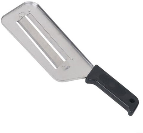 Gemüseschneider,Kohlhackermesser,Kohlschneider mit Schwarz Griff,Kohl-Handschreddermesser,Edelstahl Kohl Handschneider Schredder Gemüse Küche Manuelle für Schneider