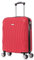 RAYKONG Valigia a mano 55x40x20cm (44L) in ABS - capacità massima - lucchetto incorporato - 20 pollici - (RK03|Rosso)