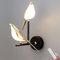 Vogel Wandleuchte, LED Dimmbar Wandlampe Tiere, 20W Wanddekoration Vogellampe, Metall Acryl Wandbeleuchtung mit Fernsteuerung, Drehbar Bird Lampe 3000K-6000K für Schlafzimmer Wohnzimme Flur Hotel