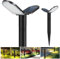 Bawoo Solarlampen für Außen 2 Stück, Solar Gartenleuchte mit 2000 mAh Akku IP65 Wasserdicht Solarleuchte für Außen LED Wegleuchte für Terrasse, Rasen, Garten Hofwege und Wege (Warmweiß/Kaltweiß)