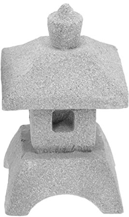 BESPORTBLE Tour des lanternes de Dafang décor Asiatique décorations décoration extérieure Jardin décoration Jardin extérieur Statue de pagode Ornement de Table Style Chinois décorer