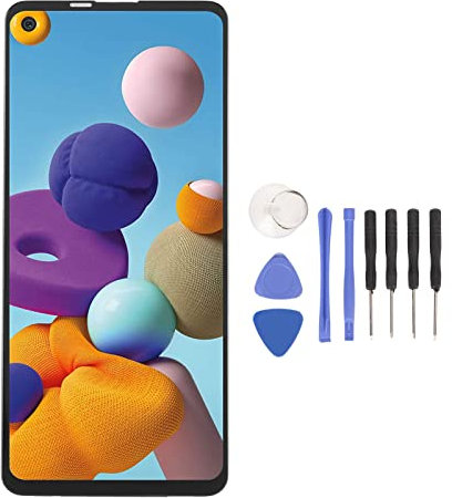 VBESTLIFE 6,5-Zoll-LCD-Telefonbildschirm-Ersatz, Smartphone-Touchscreen-Digitalisierer mit Reparaturwerkzeugsätzen, für A21S, für 2020 A217 SM A217F, für DS SM A217M, für DS SM A217F