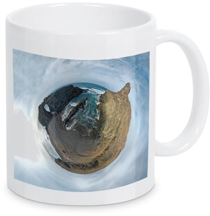 artboxONE Tasse Fuerteventura -Pena Horadada von Dienstleistungsdrohne.de - Kaffeetasse Stdte