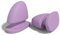 Hai-Slides-Flossen, ein Paar DIY Cloud Shark Slippers Ersatz-Oberflossen (Lila, One Size)