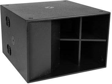 OMNITRONIC FH-18 horngeladener Subwoofer | 18-Horn-Subwoofer mit 800 W RMS, 8 Ohm