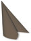 DeinPack 50 x Airlaid Serviette 40 x 40 cm braun - hochwertige Einwegservietten stoffähnlich - Reißfest, Saugstark & Formstabil - ideal für Hochzeit, Partys und Events