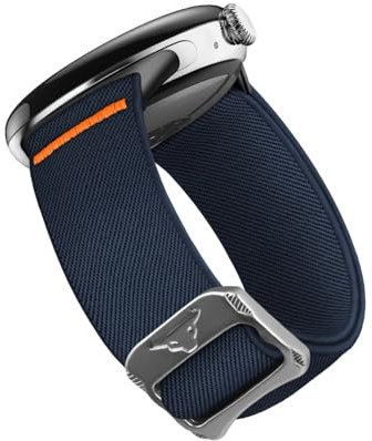 SimpleThings Stretchy Sport Loop für Pixel Watch 3 45MM Armband, Nylon Elastisches Atmungsaktives Armband für Google Watch 3 (45mm)