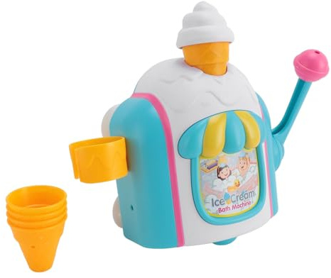 Badspielzeug, Bubble Ice Cream Maker Bad Spielzeug Spielzeug Baby Bad Spielzeug Badezimmer Kuchenhersteller Spielzeug mit Blasen Badeset Set für Kleinkind