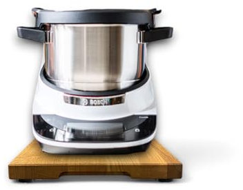 Gleitbrett für den Bosch Cookit - Rollbrett aus Eiche - Leicht gleitender Slider (46 x 30 x 2,5 cm)