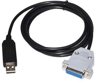 Pidwaok USB auf DB15 Buchse Stecker Datenkabel für 3D Gaming Joystick PC Online Kabel 1.0 m
