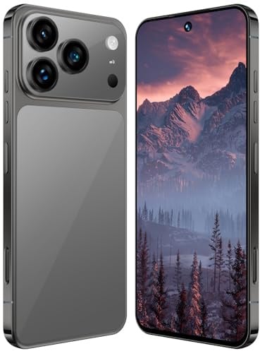 Teléfono Móvil Económico I17 Pro Max, Pantalla HD De 7,3 Pulgadas, 16GB 1TB, Batería Grande De 8000mAh, Cámara Dual SIM De 78MP 108MP, Android 15.0, Compatible Con Wi-Fi Face ID,Black-7.3 Inch