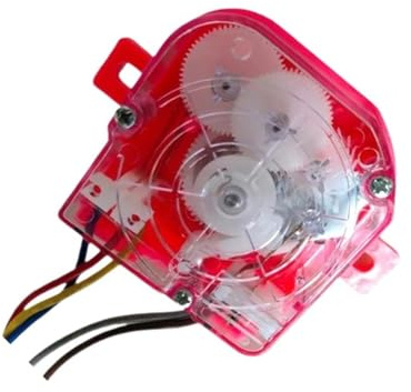 Minuteur 5 Fils 180 Degrés 220 V 3 A 15 Minutes À Double Oreille Plate DSQ-005, Couleur Rouge, Pièces Détachées For Machine À Laver