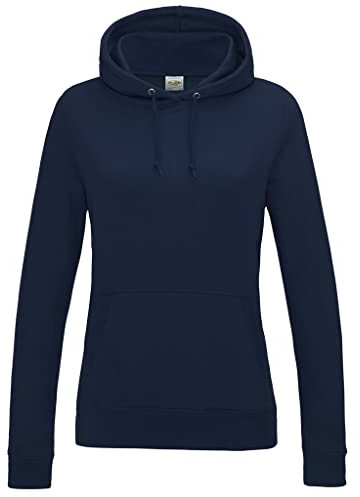 AWDis Damen Girlie College Hoodie, New French Navy, 48