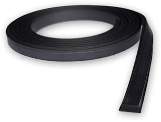 Gordon Glass Co. Flexible Magnetic Strip Insert for Swing Shower Doors - 84 Long, Dark Brown