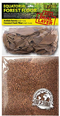 Exo Terra Equatorial Forest Substrate 4.4 Litres,brown,SMALL
