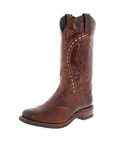 Sendra Stivali DESNA 14339 - Stivali da equitazione western con isolamento Thinsulate, Tang Marron, 42 EU