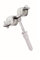 31mm-36mm/1 Metal Double Pipe Clip with Screw/Pipe Bracket/Tube Clamp
