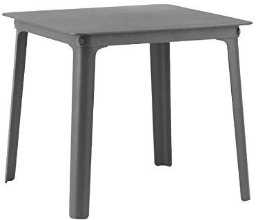 Normann Copenhagen, Steady Table small, Kleiner Beistelltisch in der Farbe grau, abgerundete Ecken an der Tischplatte, in Mehreren Größen und Farben erhältlich, Höhe 38cm, aus Stahl, 602532