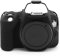 kinokoo Protective Case Silicone Compatible for Canon EOS 200D/250D/200D II/Rebel SL3 - Soft Rubber Silicone Camera Case - Black