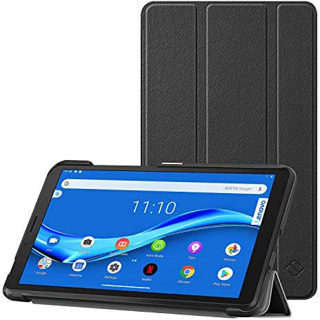 Fintie Case for Lenovo Tab M7 - Lightweight Slim Shell Stand Cover for Lenovo TAB M7 TB-7305F 7-Inch Android Tablet 2019 Release, Black