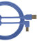 UDG U95005LB Cable USB 2.0 (A-B) - Audio de alta velocidad optimizado USB 2.0 A-macho a B-macho, azul, 2M