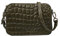 Liebeskind Berlin Damen Croco Luka Crossbody Umhängetasche, Small (HxBxT 14.5cm x 20.5cm x 7cm), umber green
