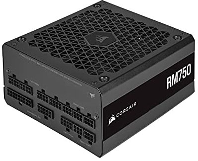CORSAIR Série RM (2021), RM750, 750 W, certifié 80 Plus Gold, Alimentation entièrement modulaire