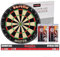 Karella Dartboard im Set inklusive 2 Satz Karella Blackstar Steel + Abwurflinie