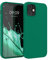 kwmobile Case Compatible with Apple iPhone 12 / iPhone 12 Pro Case - Soft Slim Protective TPU Silicone Cover - Emerald Green