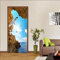 VIRANDA Türtapete Selbstklebend TürPoster 3D - Landschaft - Türaufkleber Wasserfest Türfolie für Schlafzimmer Gang Tür verschönern deko 86x200cm