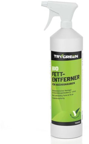 Fettentferner für Abzugshauben - Selbststätige Reinigung ohne Nacharbeit auf Basis von Mikroorganismen - Für Abzugshauben und -rohre (1 l (1er Pack), Flasche)
