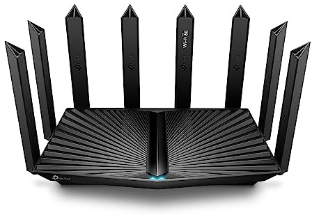 TP-Link - Archer AXE7800 Tri-Band Wi-Fi 6E Router - Black