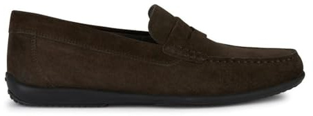 Geox Herren U Ascanio Moccasin, Dunkelbraun, 46 EU