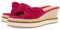 GIOSEPPO Sandalias Tipo Pala Color Fucsia con Detalle DE Nudo Y CUÑA para Mujer CAKRAN