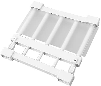 Topyond Expandable Shelf, Adjustable Tension Shelf Organizer for Cupboard, Cabinet, Wardrobe, Kitchen, Bathroom, No Tools Needed, Durability Storage Rack for Home Organization (23-30cm)