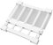 Topyond Expandable Shelf, Adjustable Tension Shelf Organizer for Cupboard, Cabinet, Wardrobe, Kitchen, Bathroom, No Tools Needed, Durability Storage Rack for Home Organization (23-30cm)