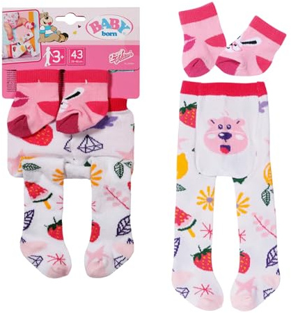 BABY Born Strumpfhose und Socken im Set für 43 cm Puppen, Set Nicht frei wählbar 836064 Zapf Creation