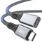AGFINEST Cavo Thunderbolt 4 / USB 4 Prolunga, 40 Gbps Prolunga, Supporta 8K@60Hz o Doppio Video 4K/100W Ricarica Rapida, Compatibile con Tutti i Dispositivi USB C, Dock, MacBook (Dritto, 0.3M)