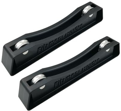 BRIEFCEC Filamenthalter für 3D-Drucker mit Kugellagern, Zubehör für 3D-Druckmaterialien, Montageregale, verstellbare Verbrauchsmaterialien, Spulen für PLA/ABS/TPU/andere (16,5 x 2,3 x 3,4 cm)
