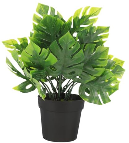 ABOOFAN Pianta Per Ufficio Arredamento Bagno Tavolo Da Pranzo Piante Per Arredamento Bagno Piante Verdi Monstera Foglie Piccole Piante Per Scaffale Arredamento Girasole Scaffale