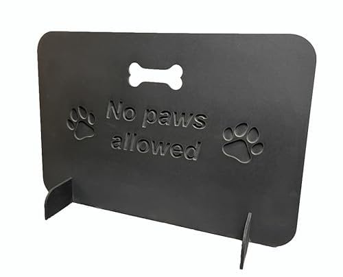 Wooden Pet Stopper, Dog Barrier Gate for Stairs, Dog Stopper for Stairs, very easy setup (Black, 51cm x 70cm)