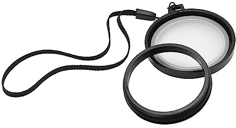 Denash Balance-Objektivdeckel, Kameraobjektivabdeckung aus Korrosionsbeständigem Kunststoff für die Kamera (49mm)