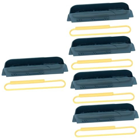 Yameifj Estante de Almacenamiento de 5 Piezas, Perchero, Soporte para lavavajillas, escurridor de Cubiertos, Accesorios para Fregadero, PP charitable