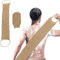 QOCUILC Rückenschrubber-Set aus Jute, inklusive Peelinghandschuh und Bürste, ideal für Rückenreinigung und Körperpflege, sanft und langlebig, perfekt für Dusche und Badewanne.