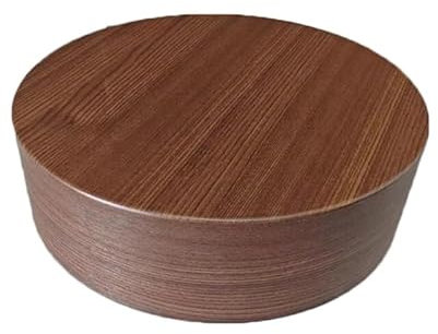 Zylinder-Präsentationsständer aus Holz für Partys, eleganter Sockel aus Massivholz, für Desserts, Säulen und Vitrinen, idealer Organizer für Zuhause, Büro, Hochzeit, Veranstaltungen, Braun (50 x 15